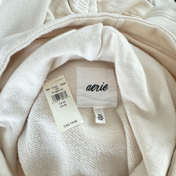 Aerie Cream hoodie sweater New with tags! medium sweatshirt - Picture 12 of 13